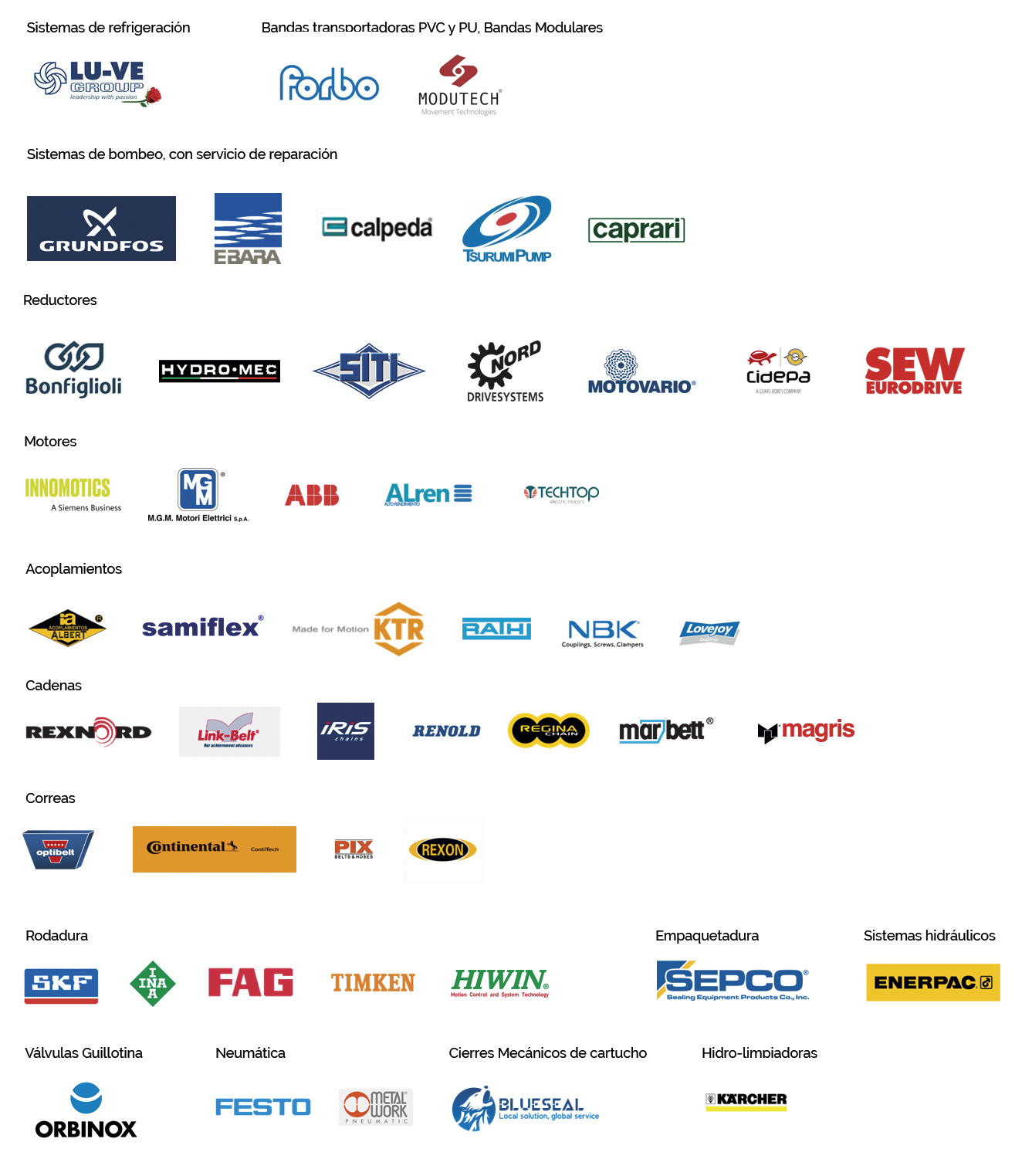 Marcas con las que trabajamos